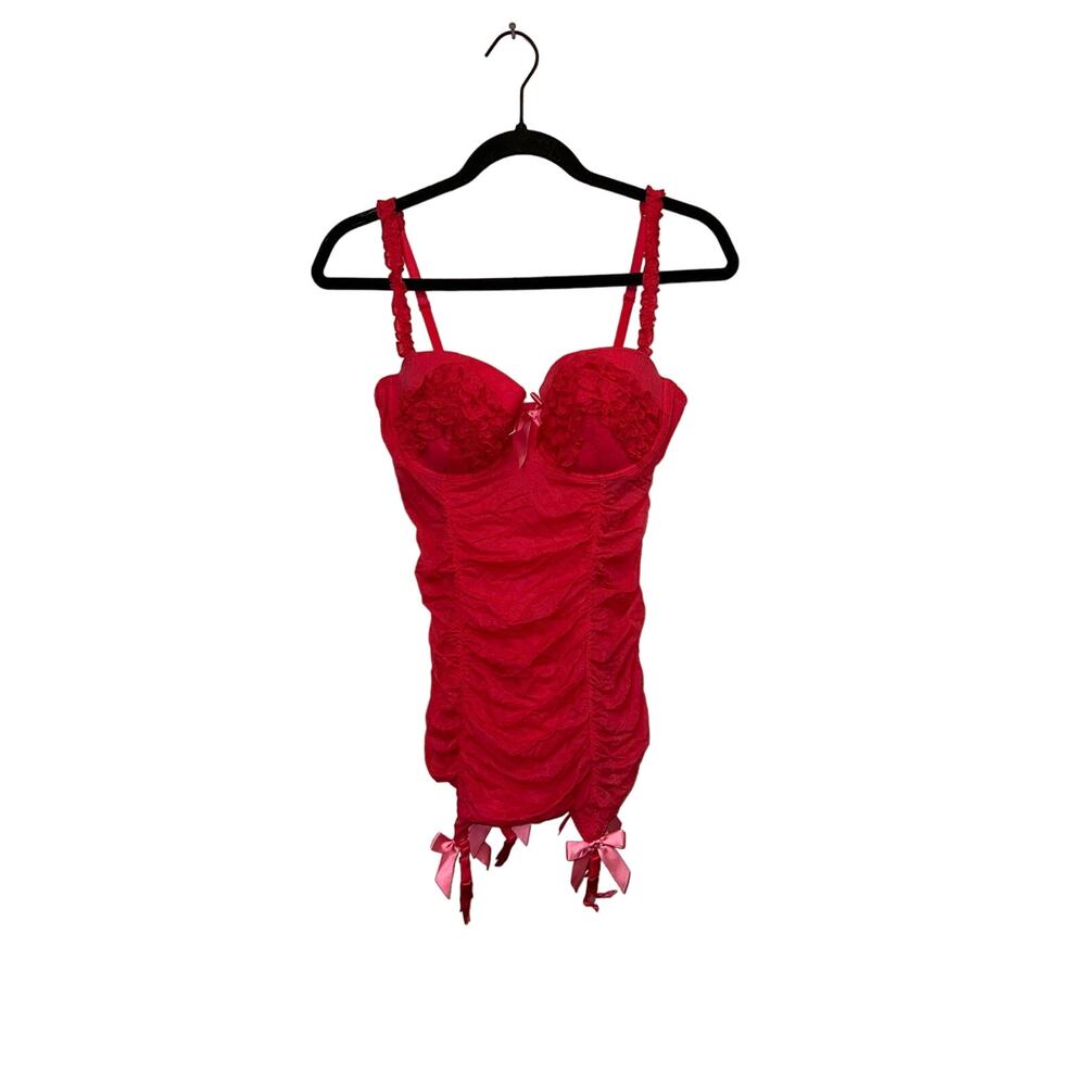 Victoria's Secret Hot Pink Sexy Little Things Slip Dress
